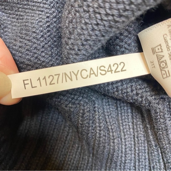 Free Assembly Fair Isle Sweater Womens Large Navy Blue Midweight - Picture 13 of 14